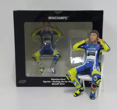 Minichamps Valentino Rossi 1/12 Model Action Figure Motogp Yamaha 2014 Nuovo - Image 1 of 4