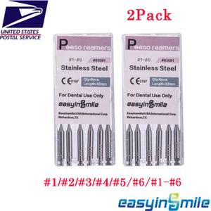 Taladros dentales de peeso espadores endodónticos conducto radicular #1-#6 limas giratorias endo 32 mm - Imagen 1 de 16