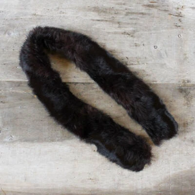 Vintage Mid-century Mink Real Fur Collar Scarf  Women Coat Costume Accessory  - Image 1 of 4