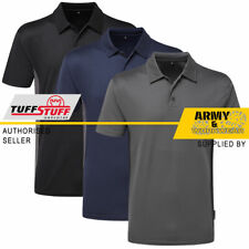 TuffStuff Mens Work Polo Shirt Quality Stay Dry Easy Care Contrast Panels Plain