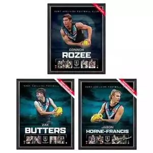 Port Adelaide Package Official Licensed Afl Prints Framed Butters Horne Rozee - Picture 1 of 1