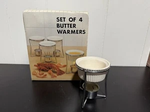 National Silver 1984 Set of 4 Butter Warmers - Bild 1 von 3