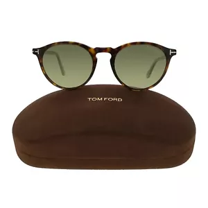 Tom Ford Sonnenbrille FT0904 TF 904 ""Aurele"" 52R dunkel Havanna grün polarisiert rund - Bild 1 von 9