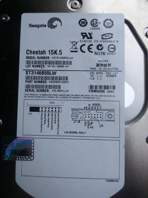 Seagate Cheetah 15K.5 ST3146855LW 146GB 15K rpm 68pin Ultra 320 SCSI Hard Drive - Image 1 of 2