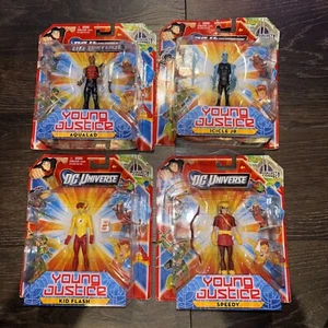 Mattel DC Universe Young Justice Icicle Jr. 2011 Speedy Aqualad Kid Flash - Bild 1 von 10