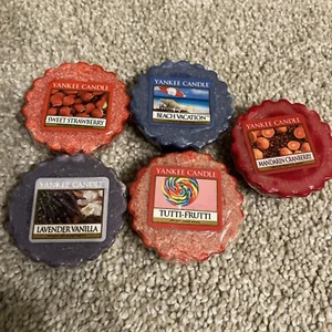 Yankee Candle Wax Tarts  Melts Variety Mix Lot of 5 Sealed - Picture 1 of 4