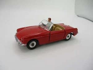 Meccano Ltd. Dinky Toys #113-G MGB SPORTS CAR. RESTORED TO RARE RED. NM CODE3 - Picture 1 of 22