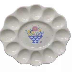 Vintage Tante Em Deviled Eierteller Treasure Craft USA 1986 - Bild 1 von 10