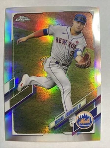 Topps 2021 cromo plata refractor #213 Michael Conforto - Mets de Nueva York - Imagen 1 de 2