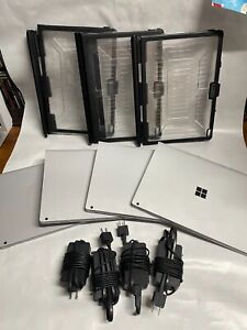 Surface Book 1/2 Tablets (4) LOT TESTED | 4 Key + 4 Power Blocks + 3 UAG  Covers