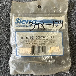 SIERRA Ignition Contact Points Set 18-5153 Replaces Mercury 398-174 - Picture 1 of 5