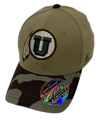 Zephyr NCAA Utah Utes “Trek" Curved Bill Stretch Fit Hat BRAND NWT - Image 1 of 4