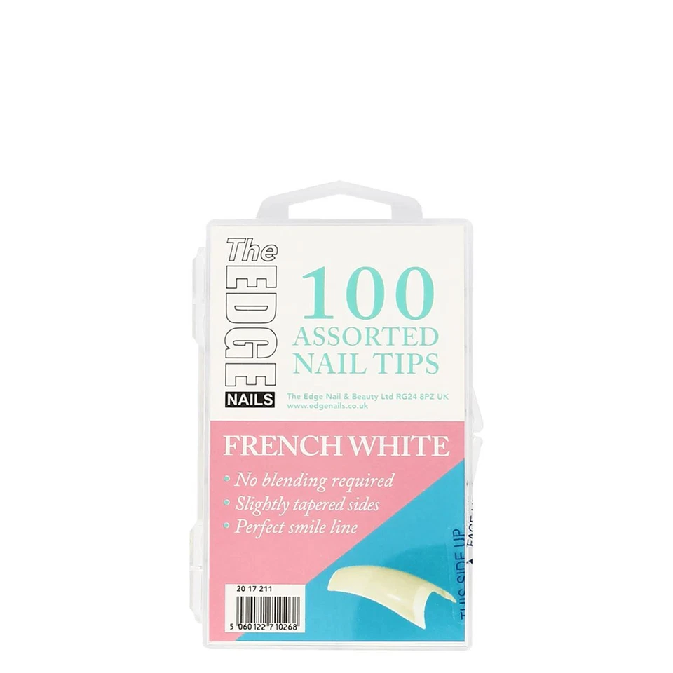 The Edge Nails French White Tips x 100 Assorted - Imagen 1 de 1