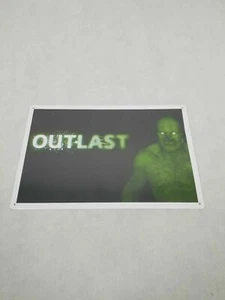 8x12" Outlast Metal Sign Damaged Please See Pictures - Picture 1 of 3