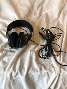 Turtle Beach Ear Force X12 Green/Black Headband Headset Xbox 360 PC