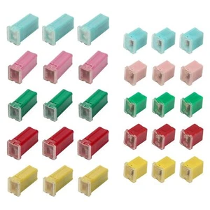 30 Pcs Car Fuses Assortment Kit, Automotive Combination Low And Tall Box - Foto 1 di 7