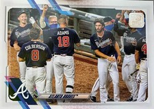 Atlanta Braves Team Card 2021 Topps Series One - Adams, Culberson