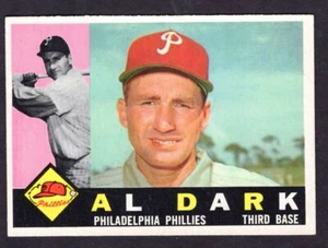 1960 TOPPS AL DARK CARD NO:472 NEAR MINT CONDITION - Picture 1 of 1