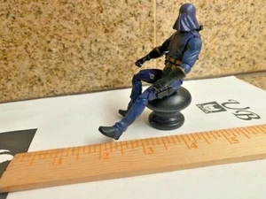 STAR WARS 1/18 4"  3 3/4" SCALE GI JOE COBRA CUSTOM WOOD KNOB STOOL BAR SEAT - Picture 1 of 3