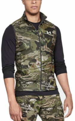 Under Armour Off Grid Scent Control Brushed Fleece Vest 1316864-940 Size M $65 - Image 1 of 4