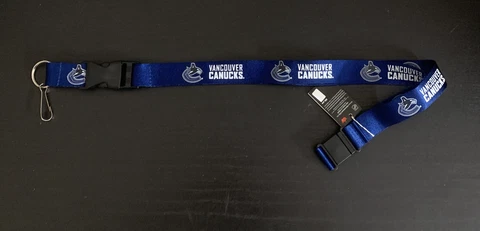NHL Lanyard  Vancouver Canucks Blue Cover