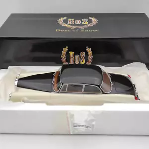 BOS 1/18 Mercedes-Benz 300B Pininfarina 1955 negro BOS124 resina modelo limitado - Imagen 1 de 7