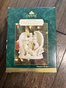 DaySpring Christmas Celebration Nativity Glory to God Ornament Figurine 2004 - Picture 1 of 2