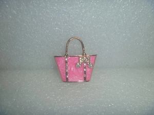Pink Gold & White Rhinestone Purse For Barbie or SSF~*~Read More Below - Picture 1 of 6