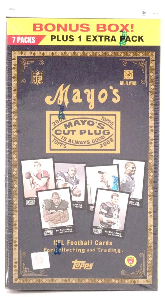 2008 Topps Mayo Football Blaster Box - Image 1 of 2