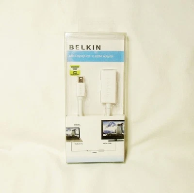 Belkin Mini Display Port to HDMI Adapter - White - F2CD021EB - (new used ?) - Image 1 of 2
