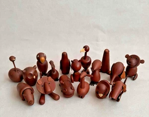 Vintage Holztiere Senshukai Royal Pets 17 Arten Figur ohne Karton - Bild 1 von 10