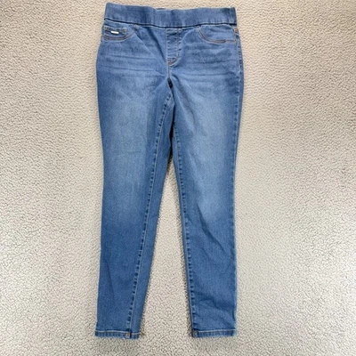 Брюки женские Nine West Heidi без застежек эластичные на талии плоские спереди синие размер 8 - Изображение 1 из 4