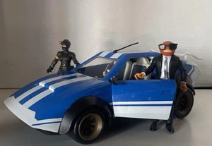 Fortnite Joy Ride Whiplash Fahrzeug blau & weiß & 2 4" Actionfiguren Epic 2021 - Bild 1 von 15