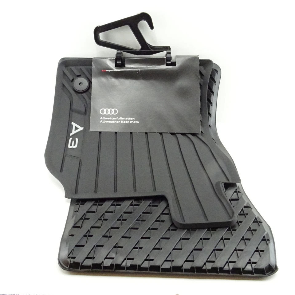 Audi A3 2020- Front Rubber Mats 8Y2061501 041 New Genuine - Image 1 of 4