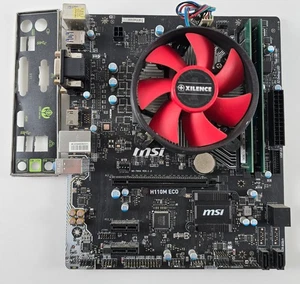 Intel Core i7 7700 + MSI H110M ECO + 16GB DDR4 + CPU Kühler - Bild 1 von 2