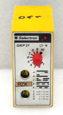 SELECTRON LYSS AG GRP31 220V RELAY TIMER USED FAST SHIPPING - Image 1 of 4