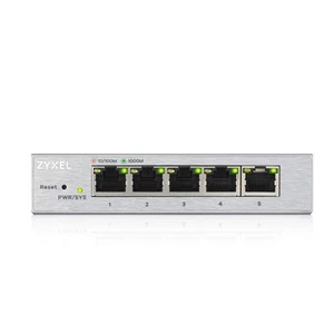 Zyxel 5-Port Gigabit Web Managed Switch, Lifetime Warranty, UK Plug - Photo 1/6