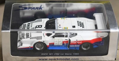 1/43   SPARK BMW M1 MARCH 24 H LE MANS 1980/no ixo  trofeu minichamps - Photo 1/3