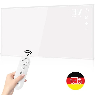 Infrarotheizung Elektroheizung Wandheizung mit Thermostat mit Fernbedienung - Bild 1 von 4
