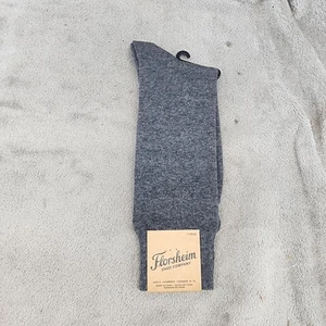 Florsheim Socks Mens 8-13 Gray Crew *NWT* - Picture 1 of 7
