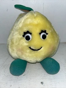 Pera preziosa Del Monte 1990, Country Yumkins, peluche, occhi di googly vintage - Foto 1 di 10