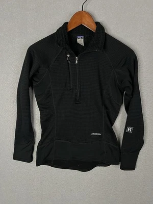 Chaqueta polar Patagonia Regulator R1 Waffle para mujer talla XS negra 1/4 cremallera 40113 EE. UU. Foto 1 de 4