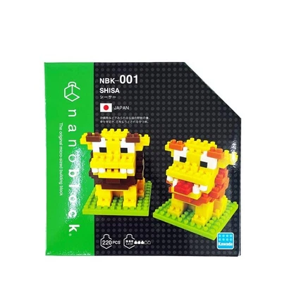 nanoblock Shisa Okinawa Guardian Lion 220 Pieces Mini Block Set Kawada Japan - Image 1 of 3