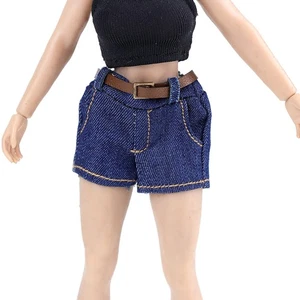 Pantalones Cortos Escala 1/12 Pantalones Cortos Camiseta Modelo Camiseta para Figura de Acción Femenina 6" - Imagen 1 de 21