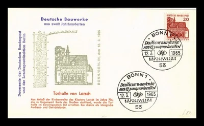 Dr Jim Stamps Germany Torhalle von Lorsch 12 Centuries of German Buildings FDC - Image 1 of 2