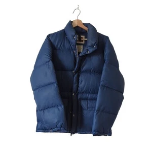 Vintage The North Face Mens Small Blue Puffer Feather Down Insulation Retro 70s? - Picture 1 of 13