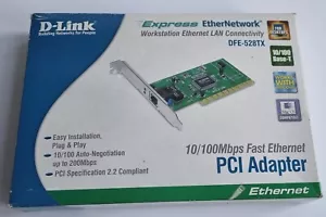 Network Card D-Link DFE-528TX 10/100MBPS PCI Adapter - Picture 1 of 2