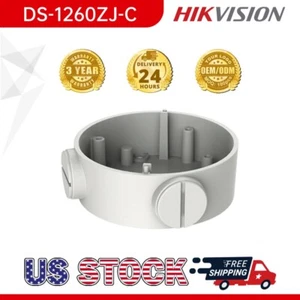 Hikvision DS-1260ZJ Anschlussdose weiß Aluminiumlegierung für Bullet IP Kameras - Bild 1 von 1