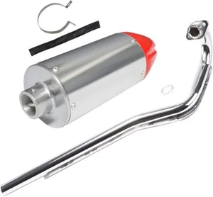 28mm Exhaust Muffler & Pipe for 50cc 110cc 125cc ATV Dirt Pit Bike Motorcycle - Picture 1 of 7