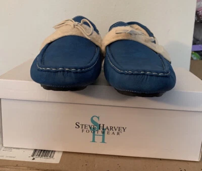 ZAPATOS HOMBRE STEVE HARVEY TALLA (13) COLOR AZUL  Foto 1 de 4